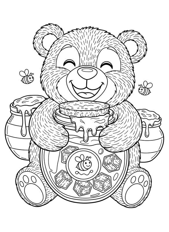 11 Free Bear Coloring Pages