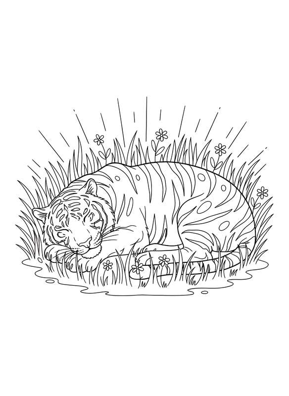 36 Free Tiger Coloring Pages