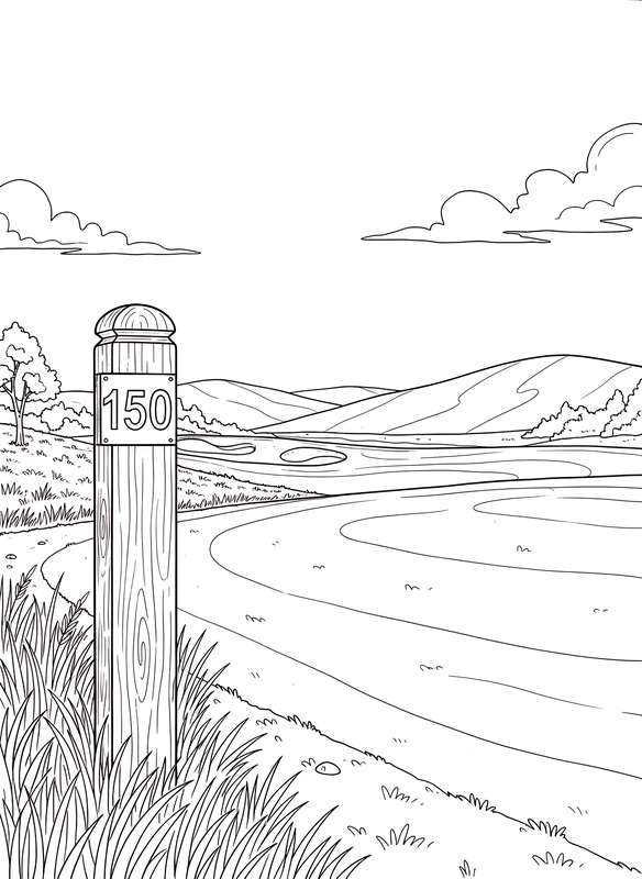 Fairway Yardage Marker