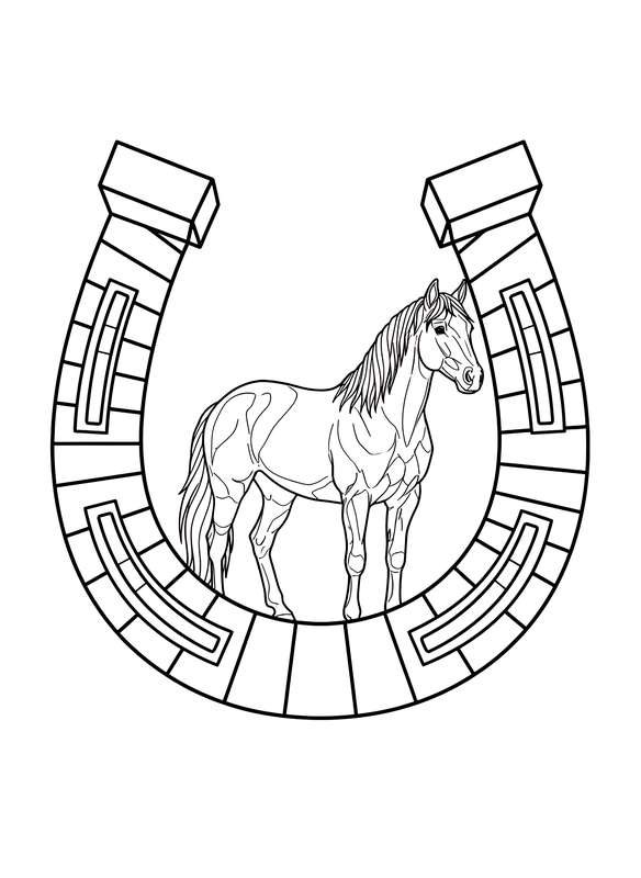 Giant Horseshoe Frame Fun