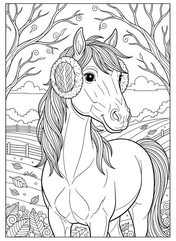 Autumn Breeze Horse Hugs