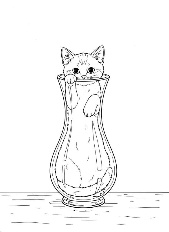 The Hidden Vase Kitty