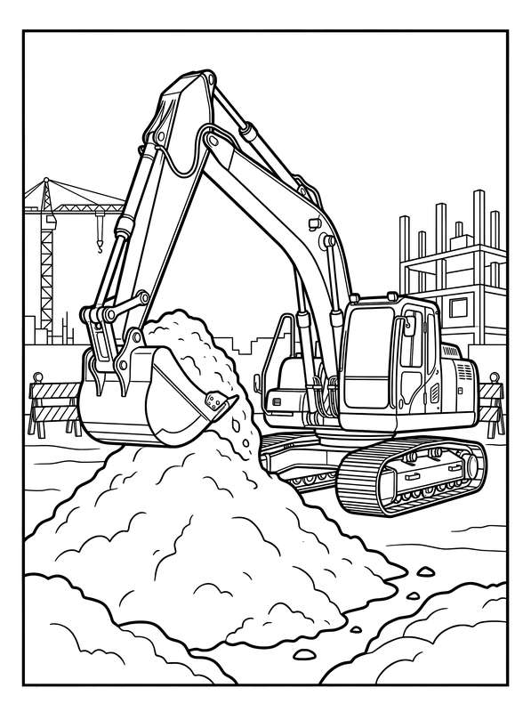 Mighty Excavator at Work