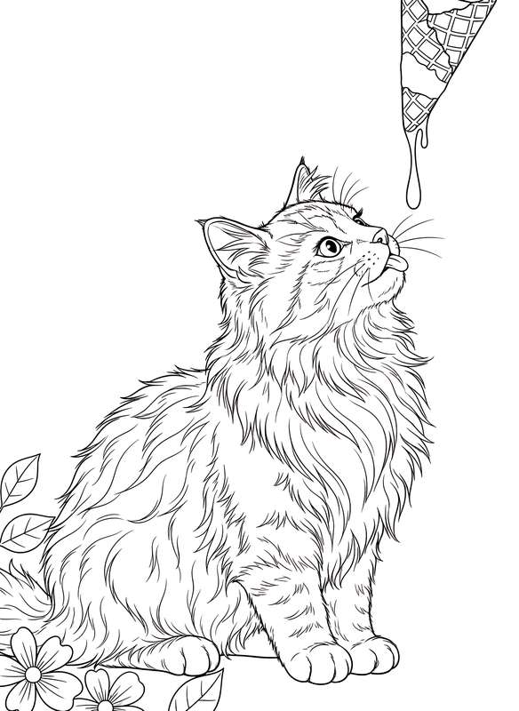 Ice Cream Dream: Kitten Lick