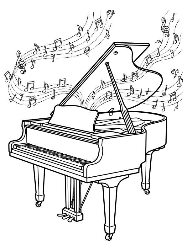 Melodic Masterpiece Grand Piano