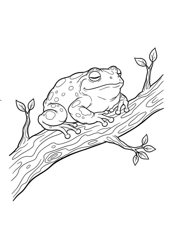 Sleepy Siesta on a Branch