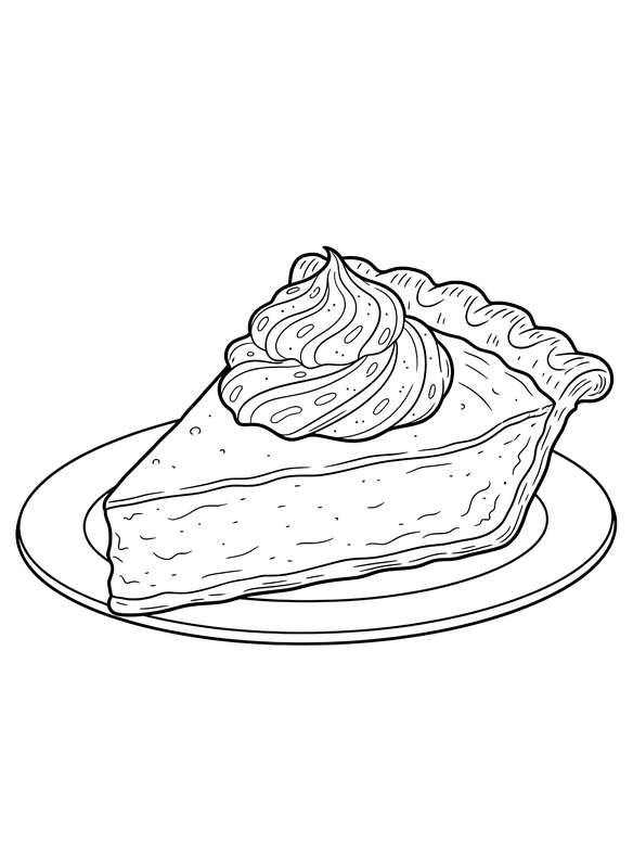 Decadent Slice of Pumpkin Pie