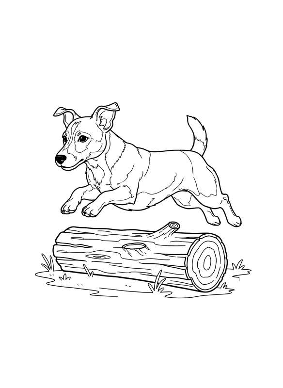 JRT Leaps Over Wood