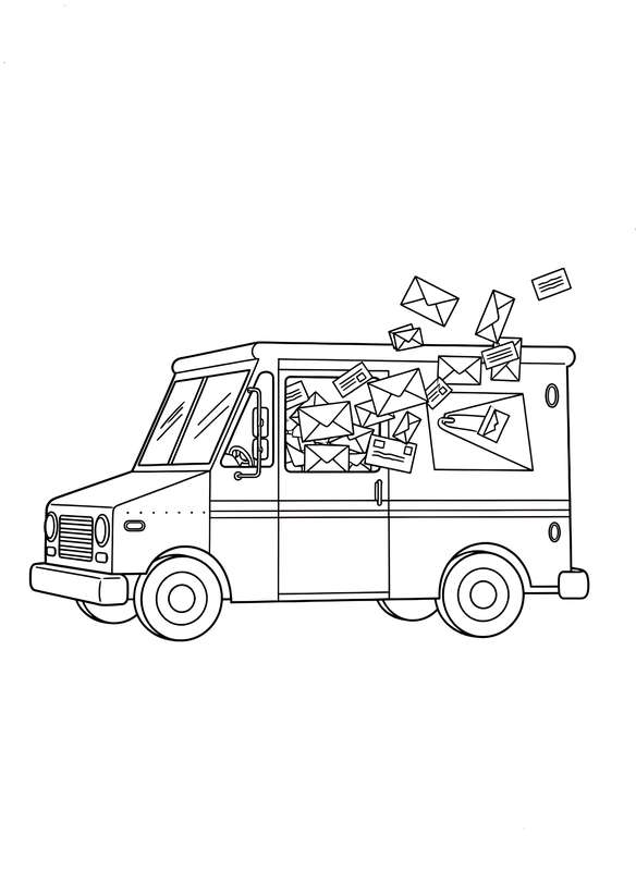 Mail Carrier's Busy Route