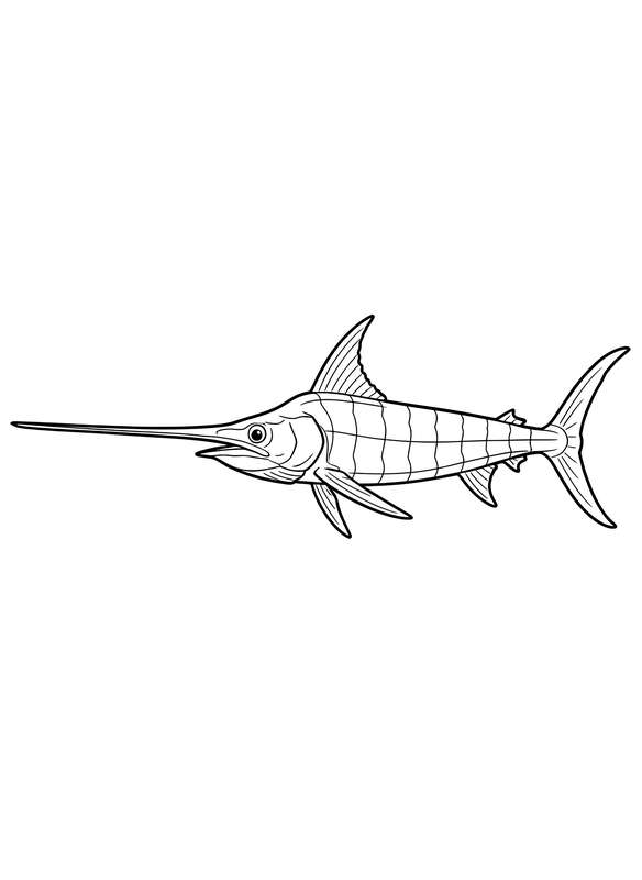 Majestic Swordfish Glide