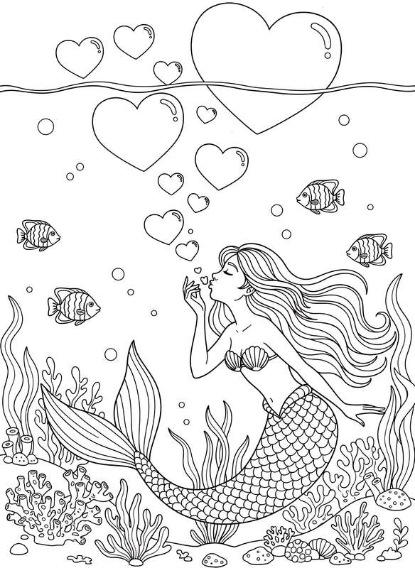 Heart Bubbles to the Surface