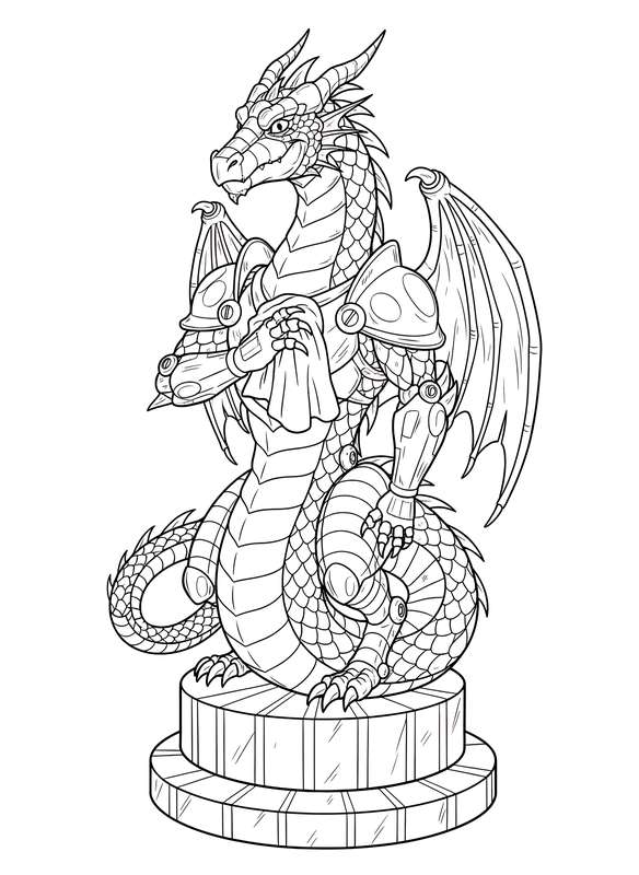 Mirror Shine Metallic Dragon