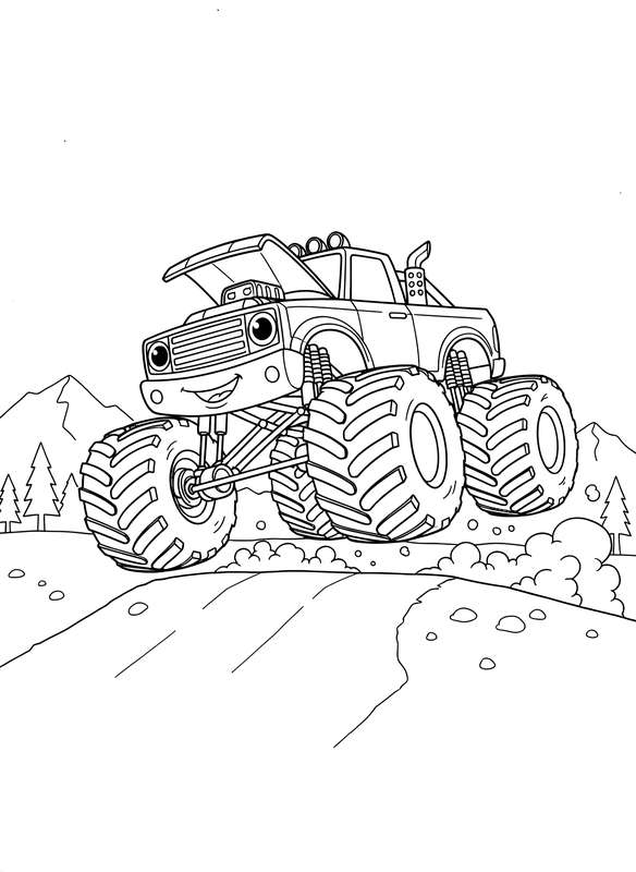 Waving Landing! Big Friendly Truck