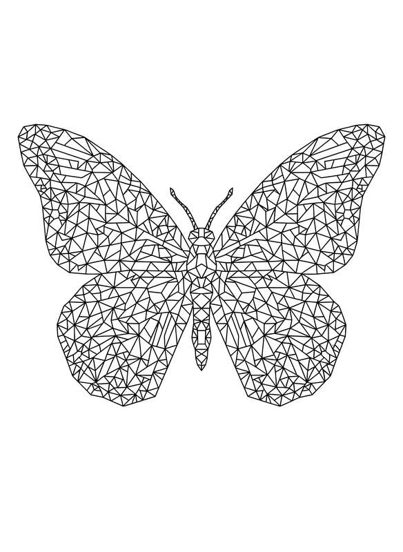 Geometric Flutter Mosaic