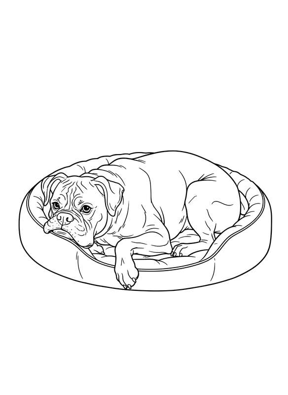 Boxer vs. The Tiny Bed