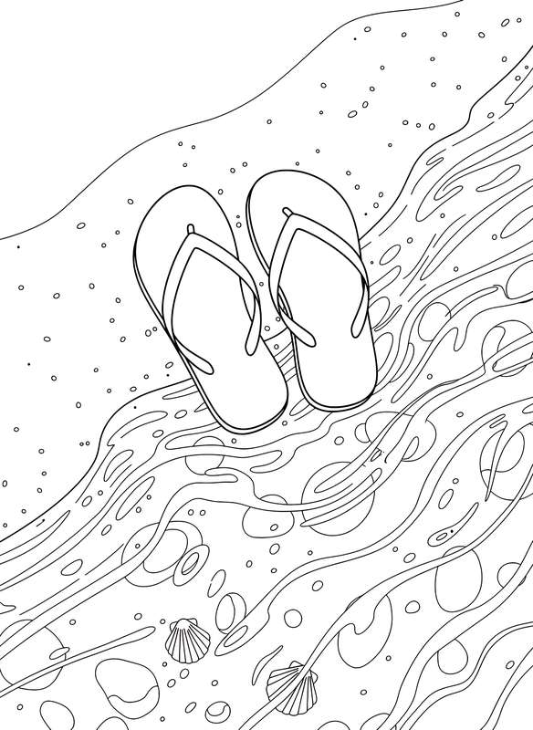 Cool Water and Resting Flip-Flops