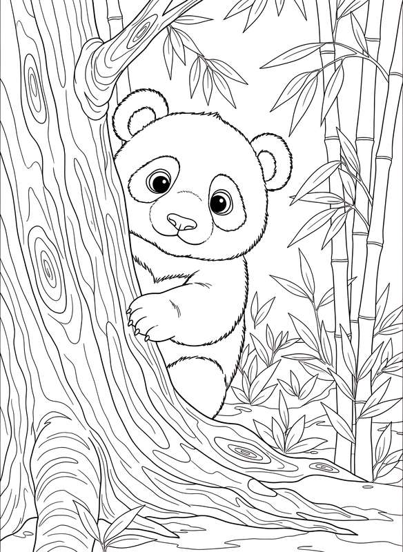 Peek-a-Boo Behind the Giant Tree