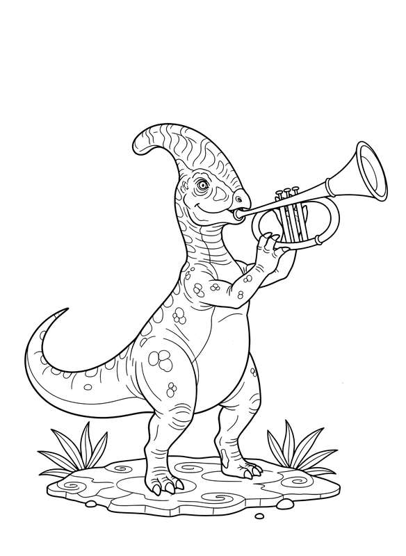 Parasaurolophus Horn Solo