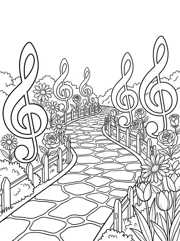Melodic Garden Pathway Adventure