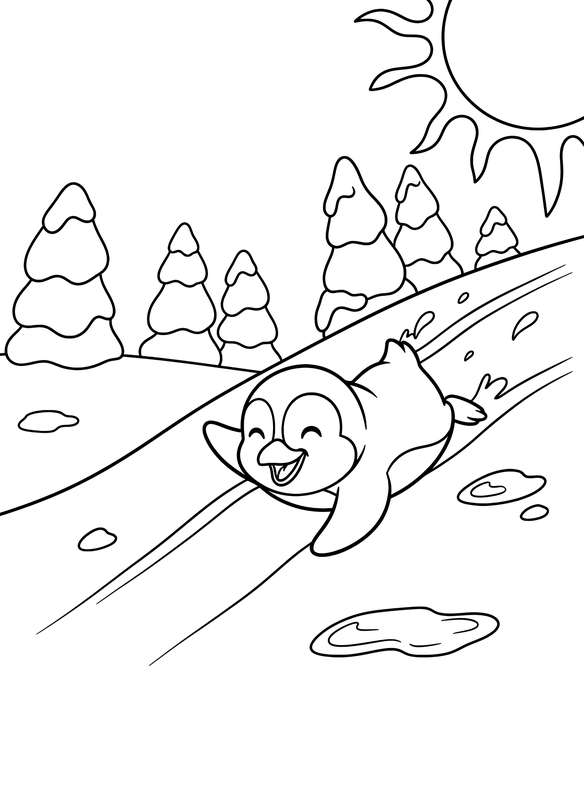 Joyful Hill Sledding Fun