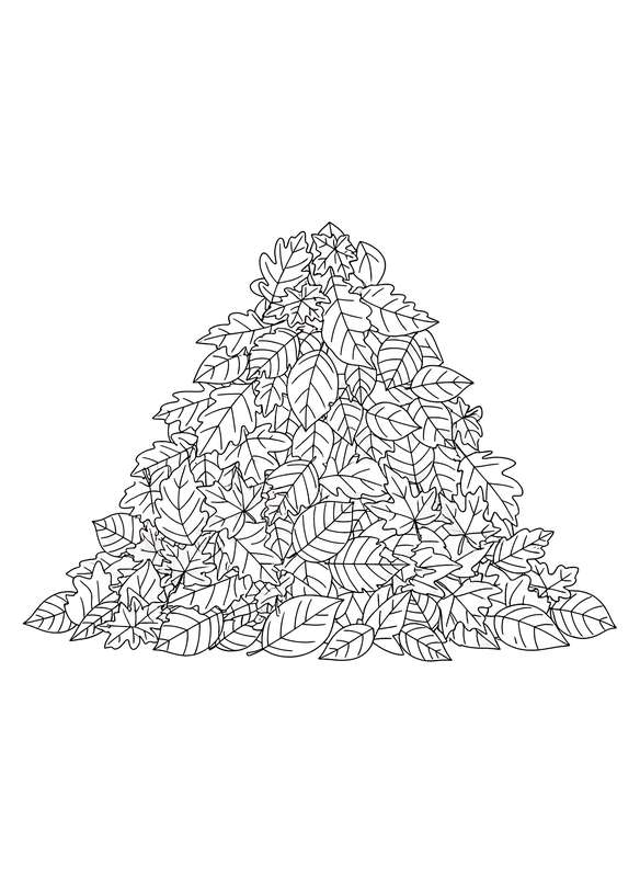 Leap of Joy: Autumn Leaf Pile