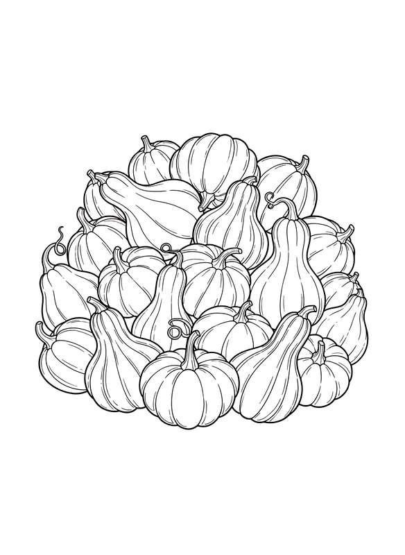 Gourd Patch Goodies: Varied Harvest Shapes