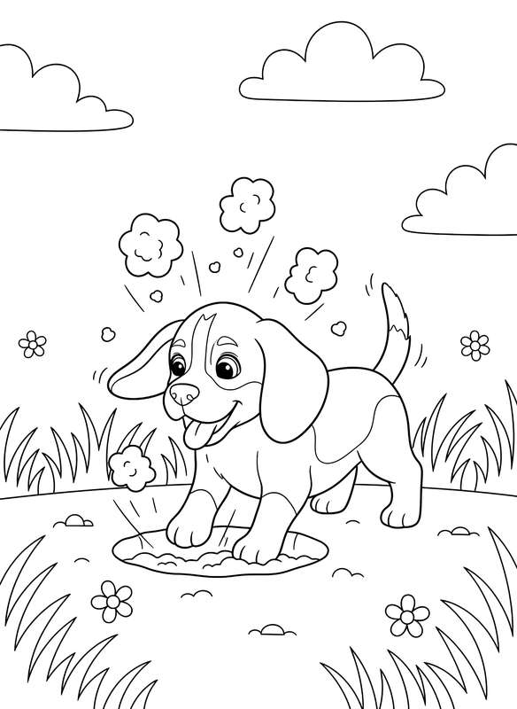 Beagle Pup's Big Dig