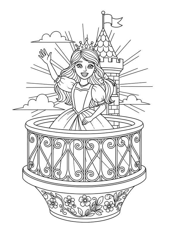 39 Free Princess Coloring Pages