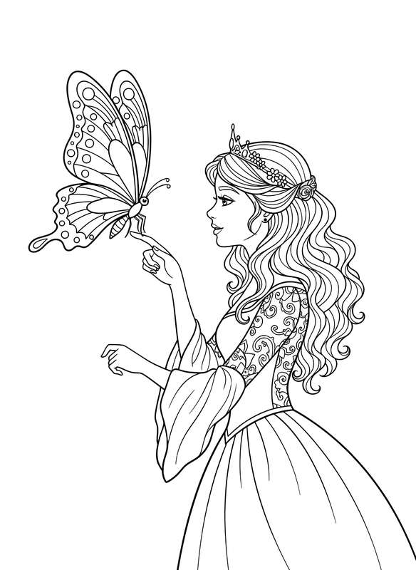 Majestic Butterfly on Finger