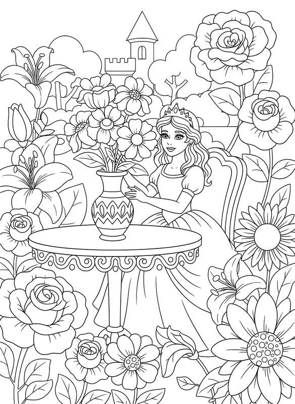 Arranging the Spring Bouquet