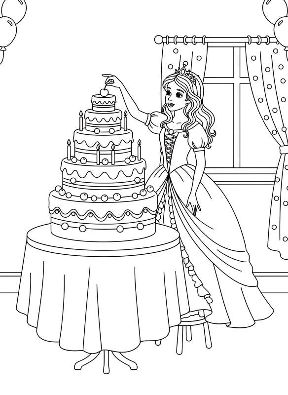 Decorating the Grand Birthday Cake