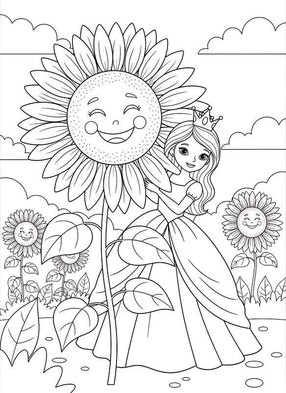 Peeking Past Giant Sunflower