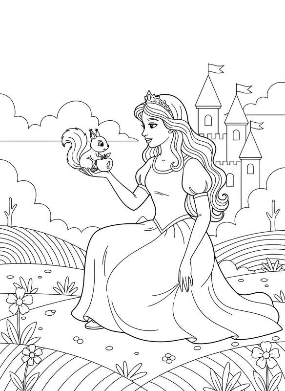 Sharing Apples with Friendly Squirrel