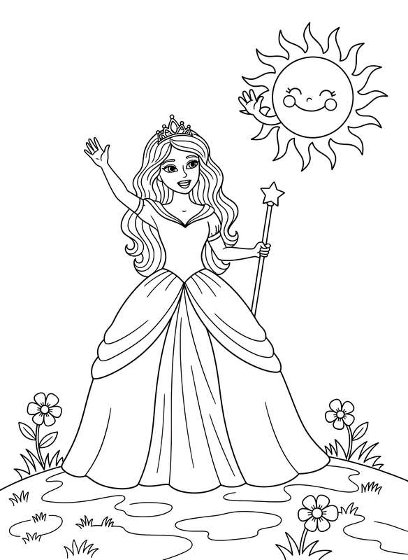 Sunshine Greetings from the Princess