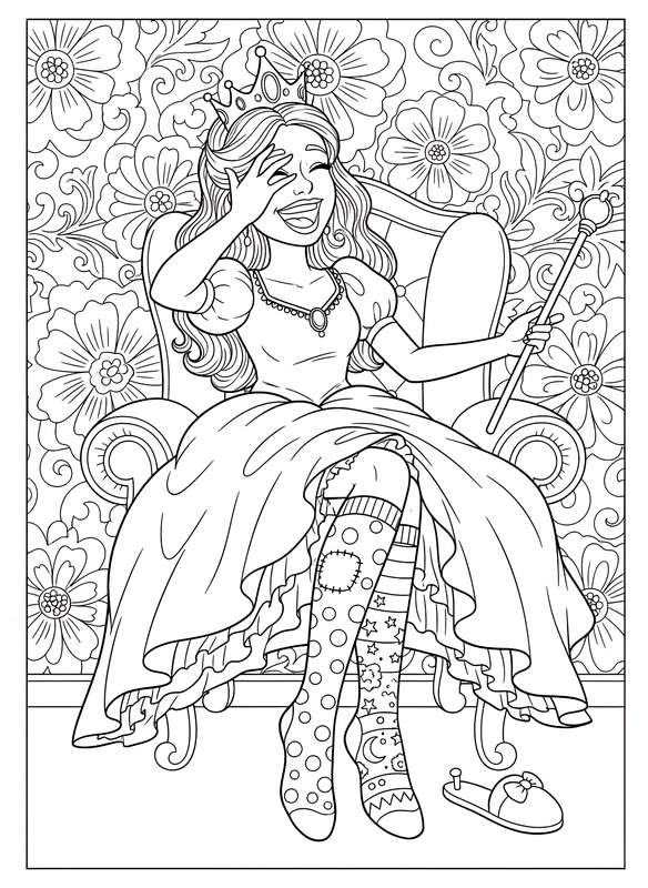 Giggling Princess Mismatched Socks