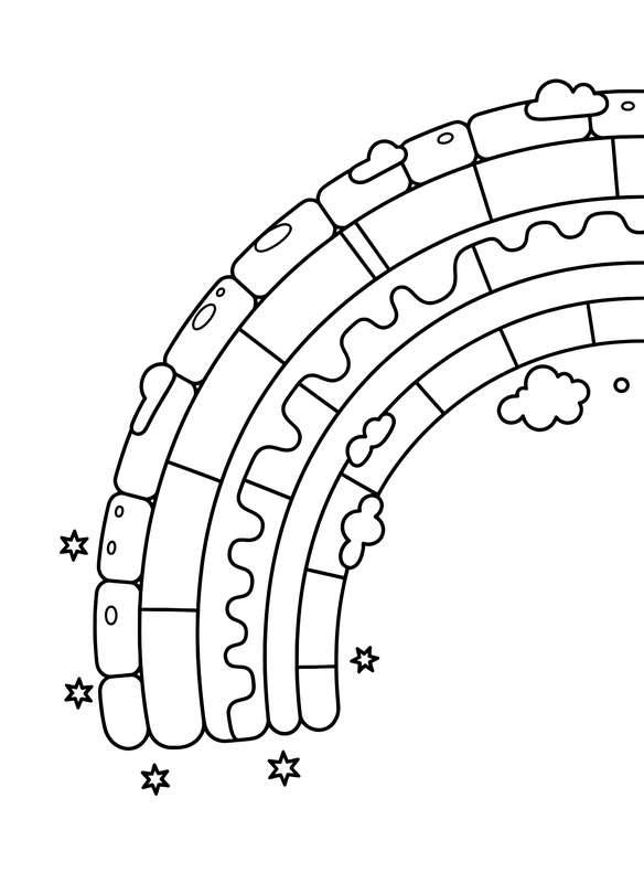 Chunky Block Rainbow Fun