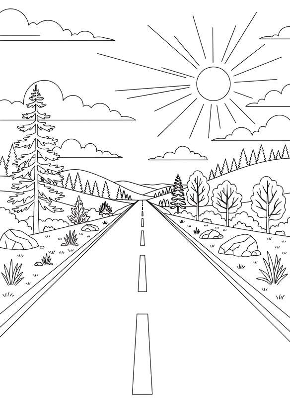 Endless Road Horizon