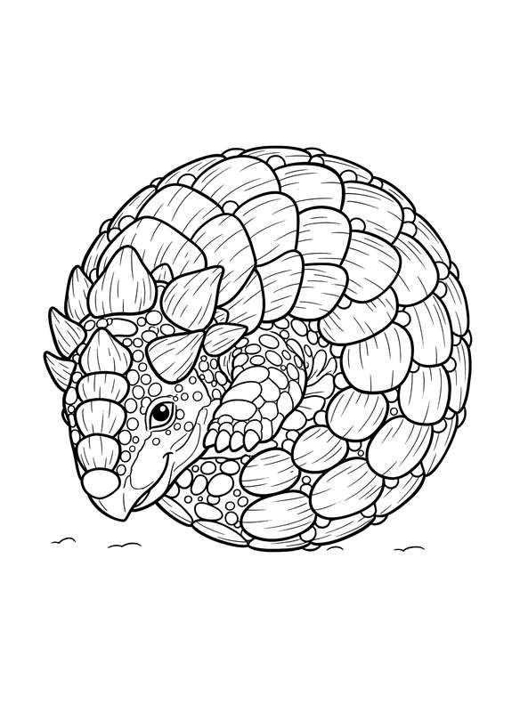 Bumpy Ankylosaurus Roll