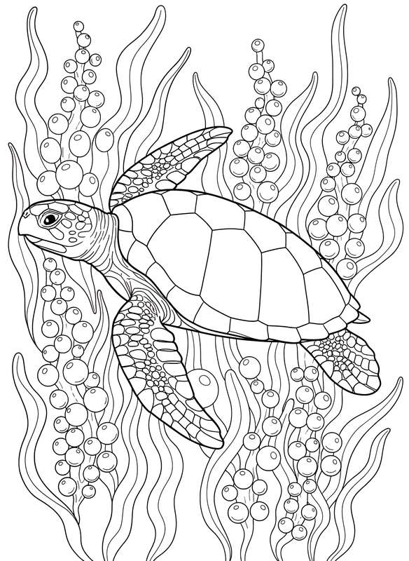 Peaceful Sea Turtle Float