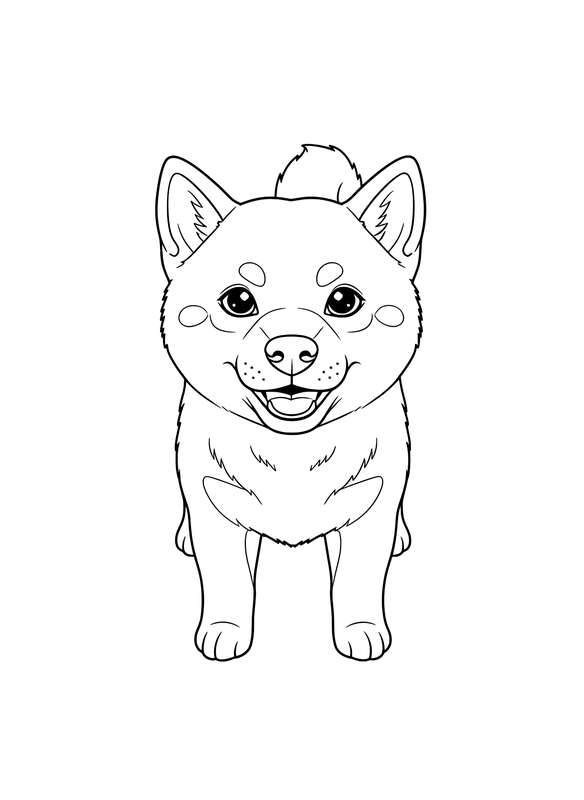 Shiba’s Contented Smile