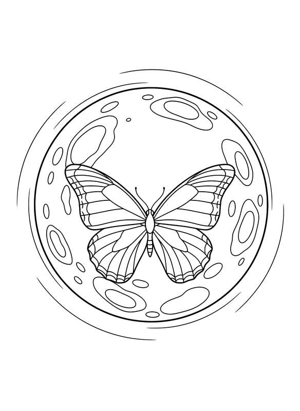 Moonlit Silhouette Flight