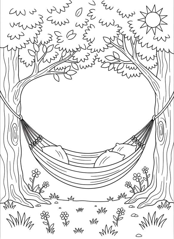 Shaded Rest in the Forest Hammock