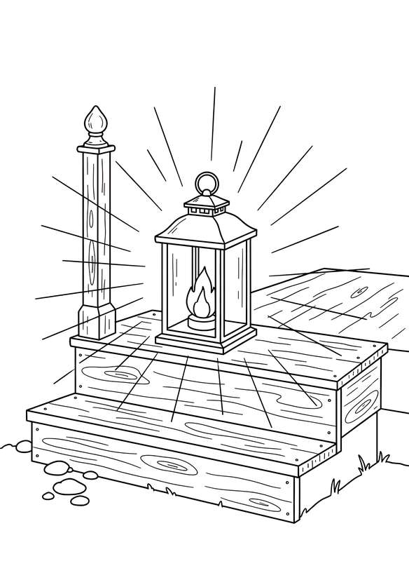 Warm Welcome: The Porch Lantern Glow