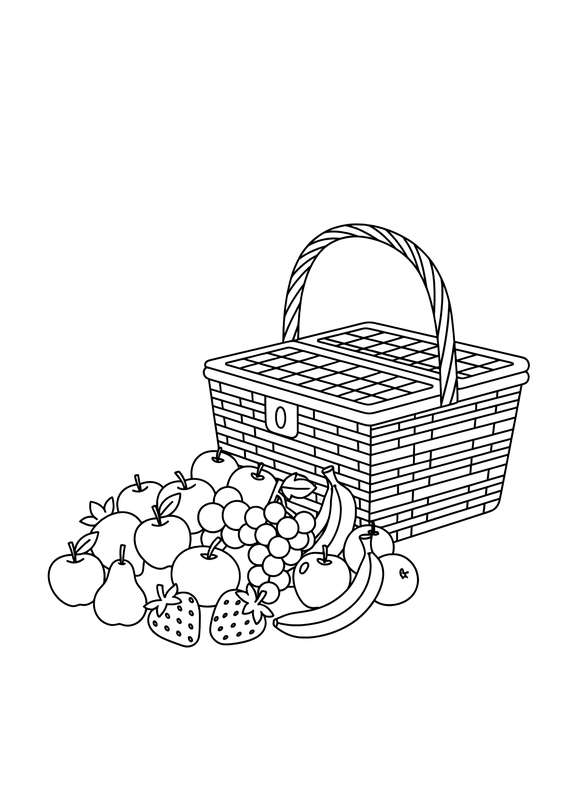 Overflowing Fruit Basket