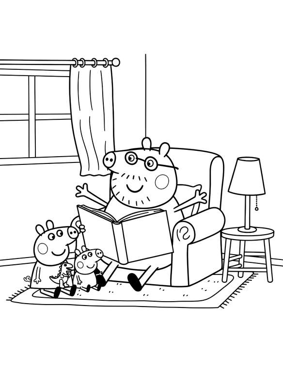 Bedtime Stories with Daddy Pig
