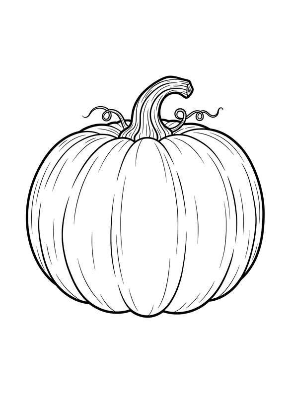 Simple Carving Pumpkin Ready