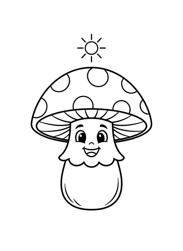 54 Free Mushroom Coloring Pages