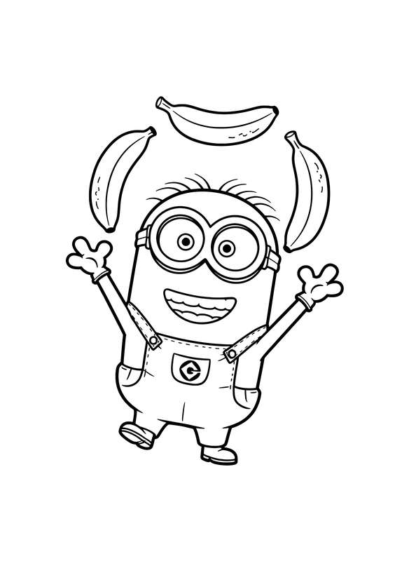 11 Free Minions Coloring Pages