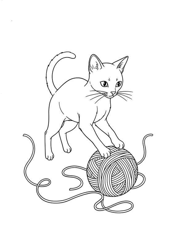 Yarn Ball Tangle Fun