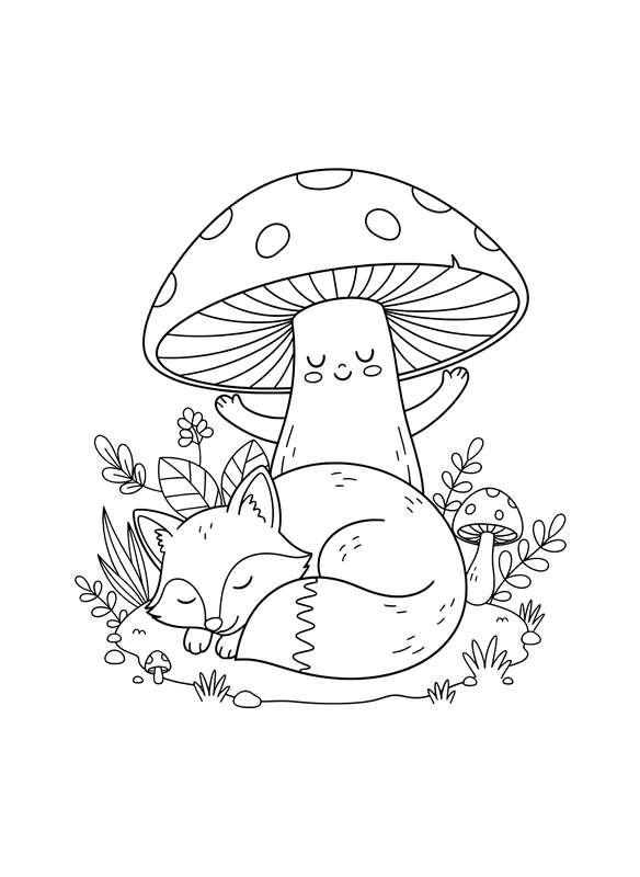 Mushroom Naptime Hideaway
